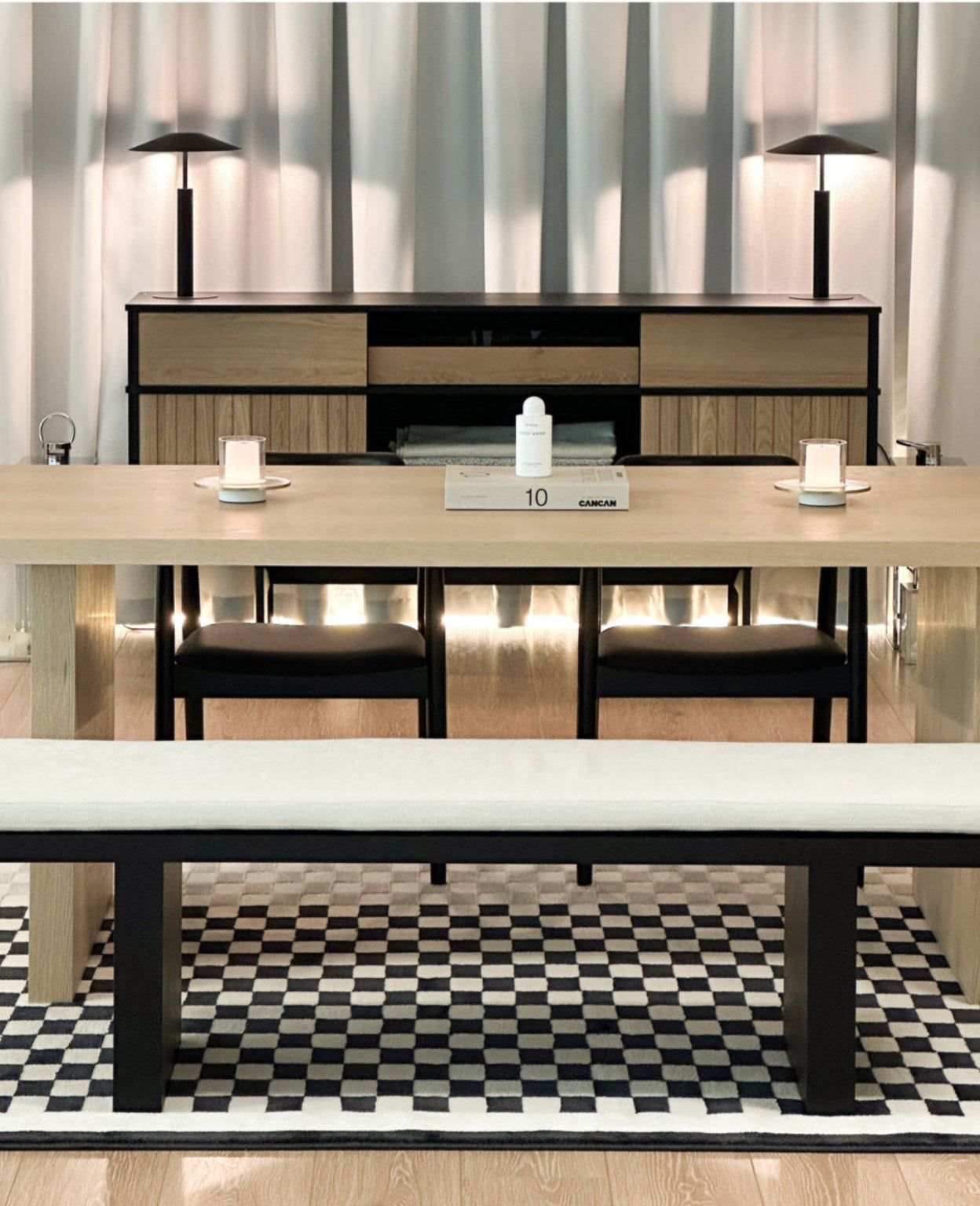 Edison Dining Bench - 4 colours available