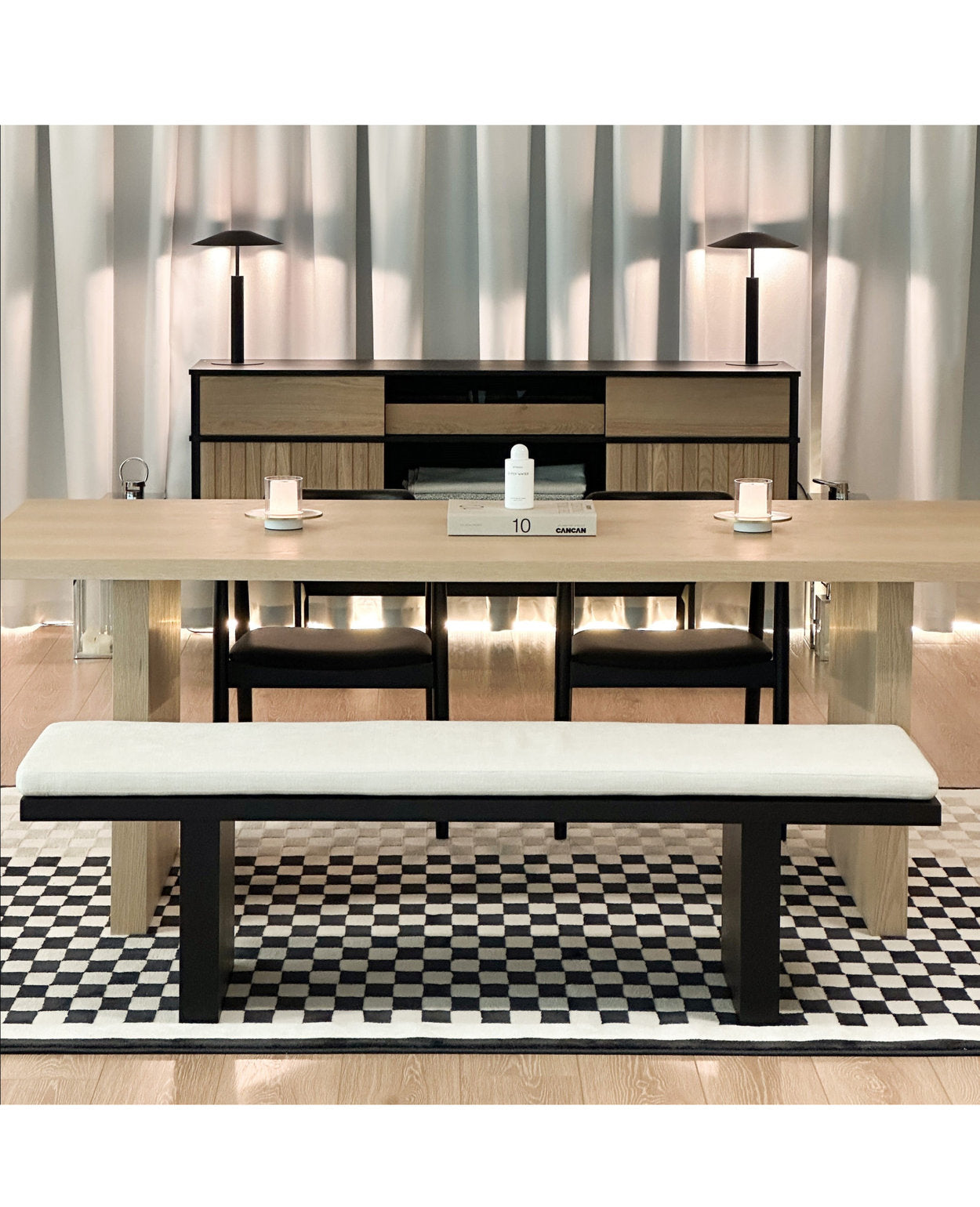[NEW] Edison Dining Bench - 4 colours available