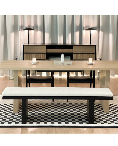 [NEW] Edison Dining Bench - 4 colours available