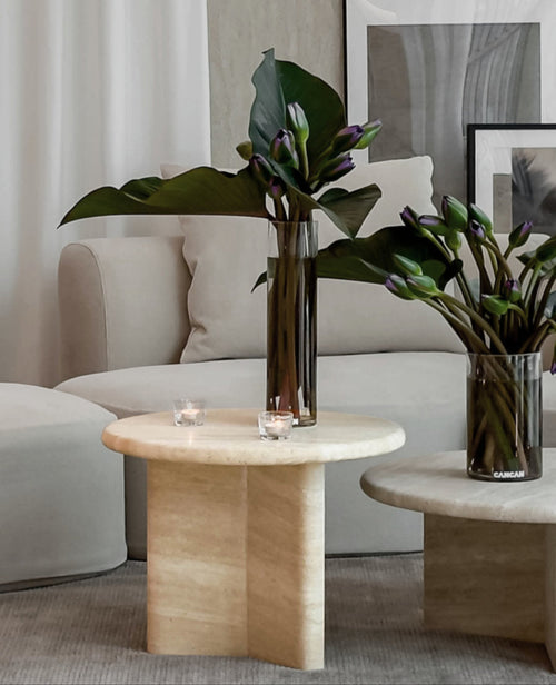 Flair Travertine Coffee Table - Petit