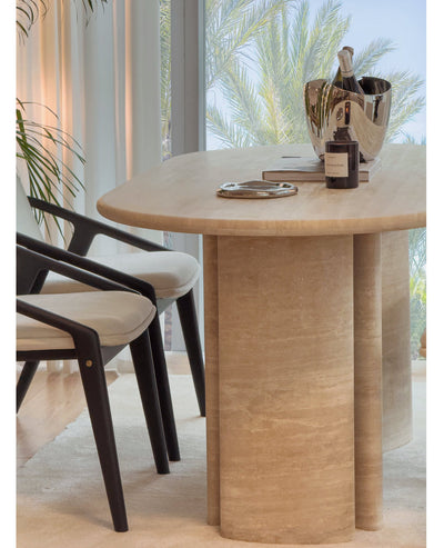 [NEW] Ford Travertine Dining Table