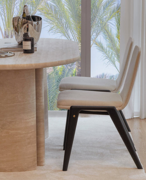 Ford Travertine Dining Table