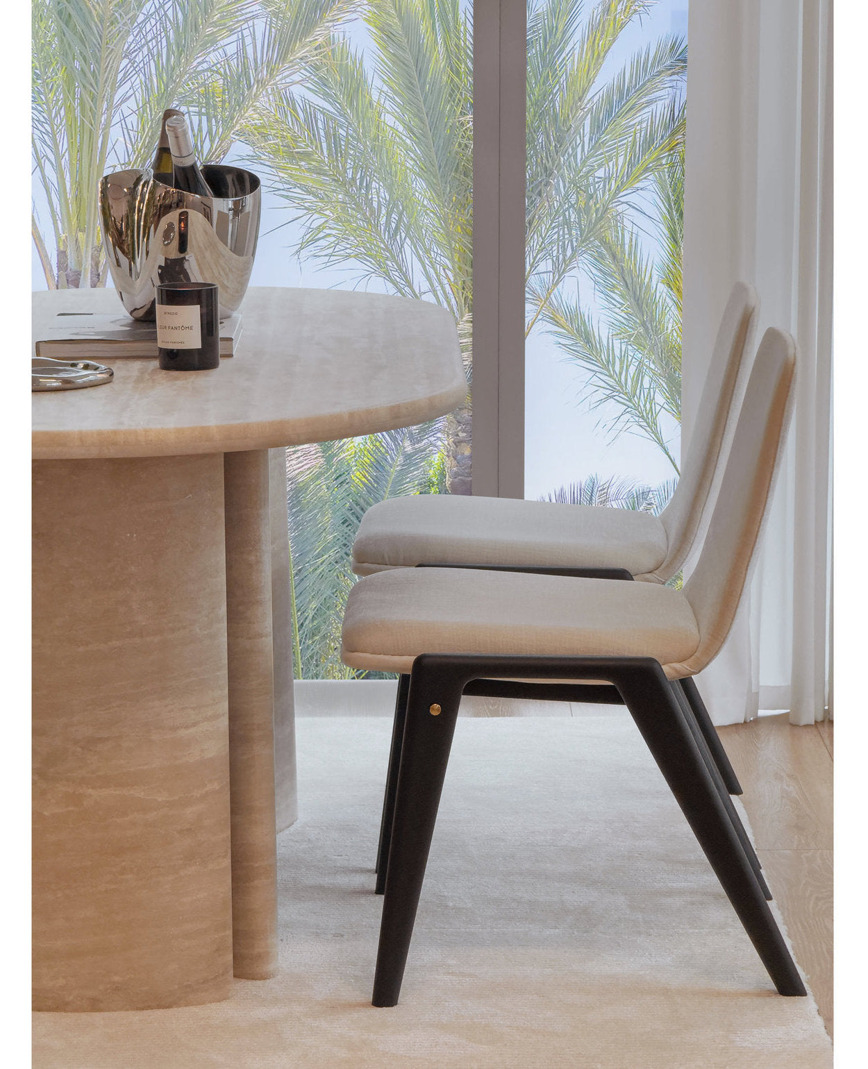 [NEW] Ford Travertine Dining Table