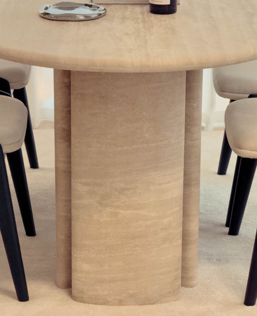 Ford Travertine Dining Table