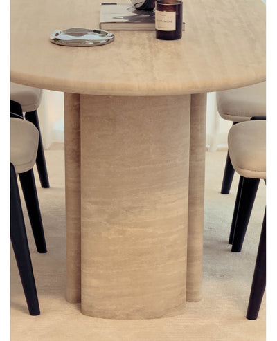 [NEW] Ford Travertine Dining Table