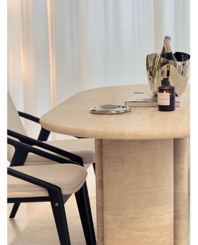 [NEW] Ford Travertine Dining Table
