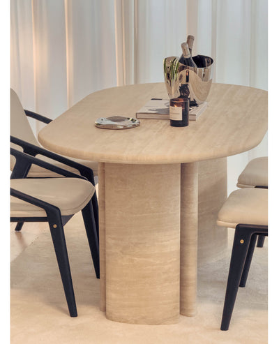 [NEW] Ford Travertine Dining Table