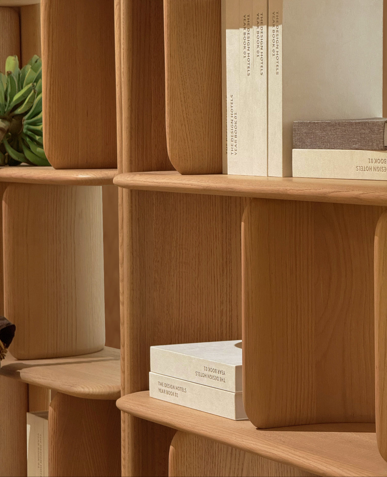 Forma Shelf – Sculptural Solid Oak Bookshelf for Timeless, Organized Living