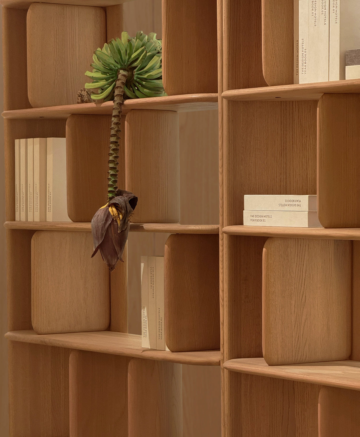 Forma Shelf – Sculptural Solid Oak Bookshelf for Timeless, Organized Living
