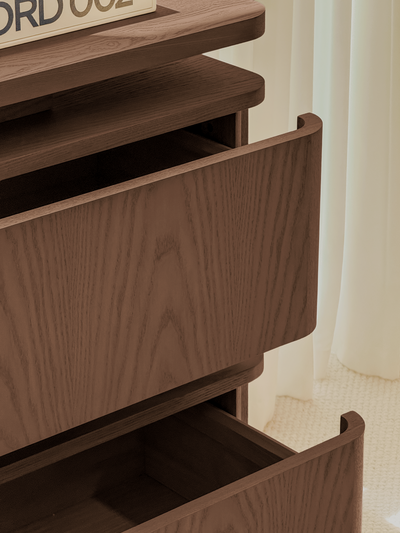 Forma Sideboard – Floating Wood Storage (Walnut)