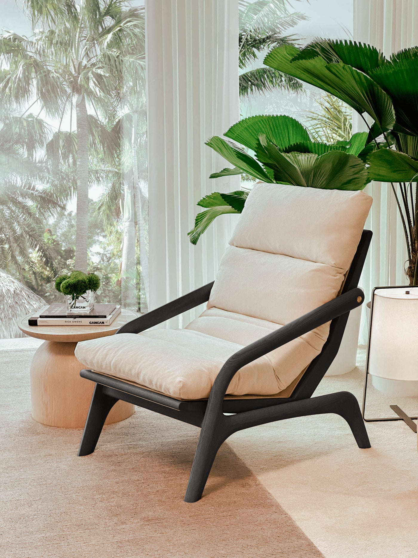 Frenke Lounge Chair - Black