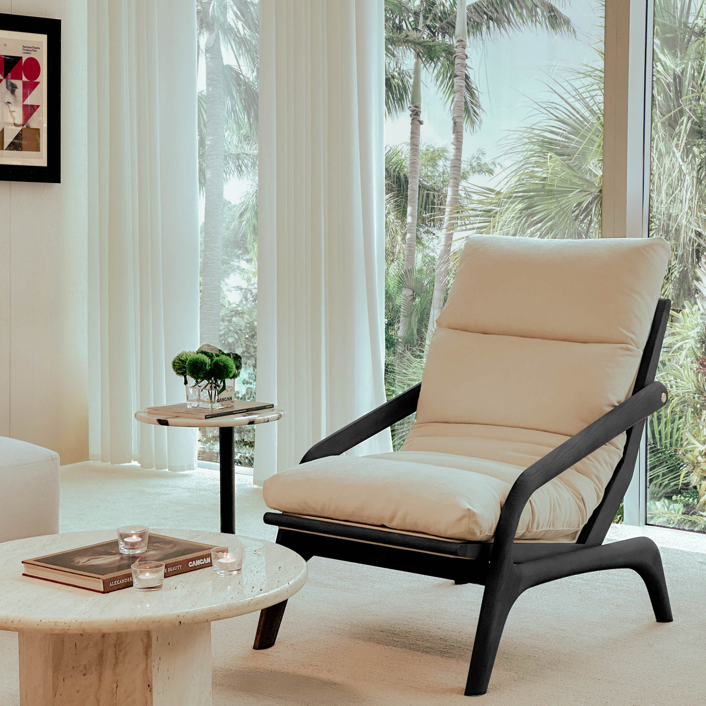 Frenke Lounge Chair - Black