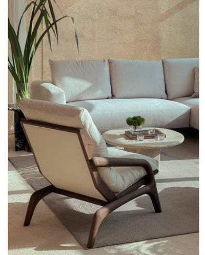 [NEW] Frenke Lounge Chair - Walnut Frame
