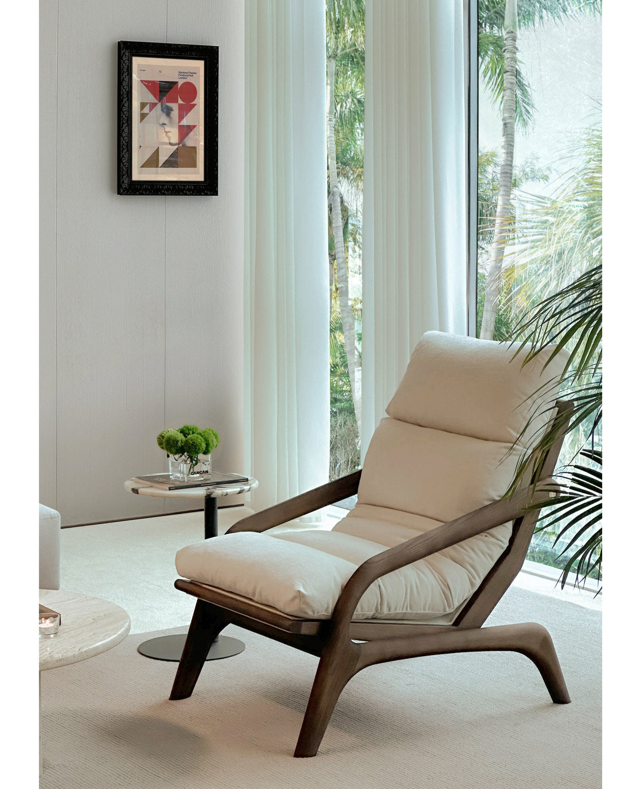 [NEW] Frenke Lounge Chair - Walnut Frame