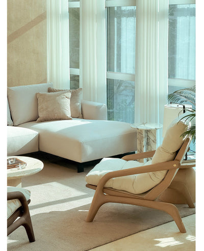 [NEW] Frenke Lounge Chair - Whitewash Frame