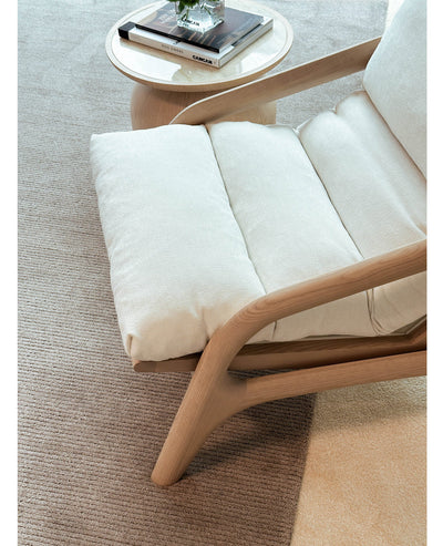 [NEW] Frenke Lounge Chair - Whitewash Frame