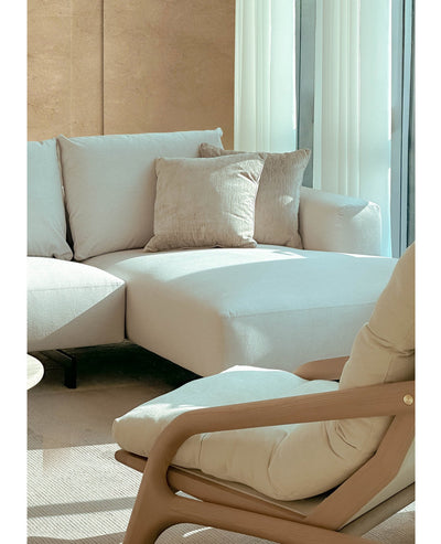 [NEW] Frenke Lounge Chair - Whitewash Frame