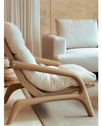 [NEW] Frenke Lounge Chair - Whitewash Frame