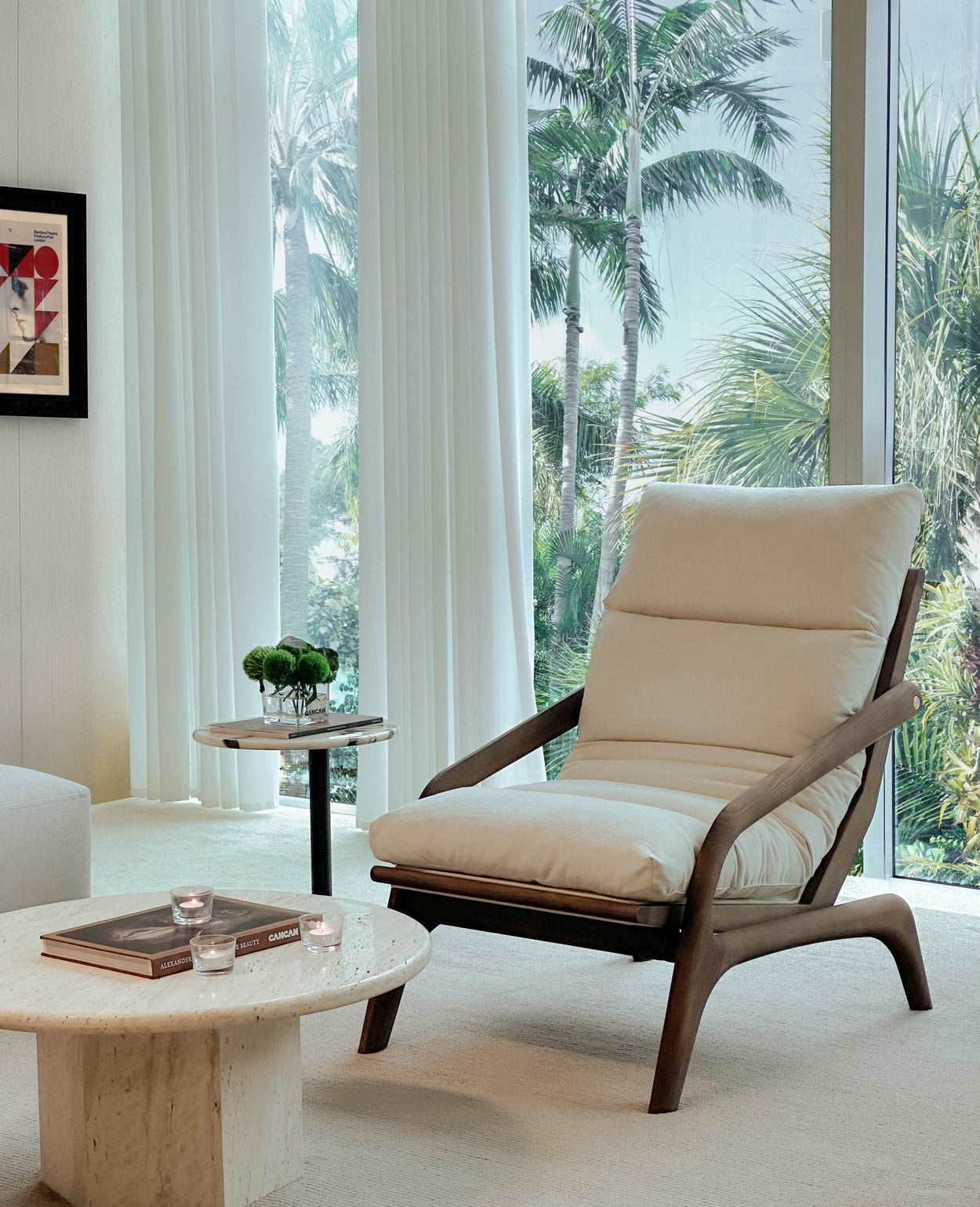 [NEW] Frenke Lounge Chair - Walnut Frame