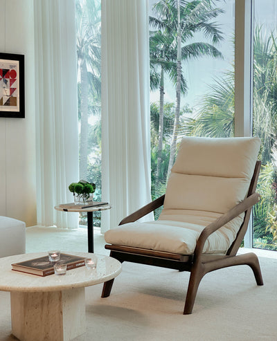 [NEW] Frenke Lounge Chair - Walnut Frame