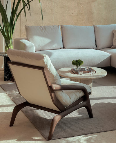 [NEW] Frenke Lounge Chair - Walnut Frame