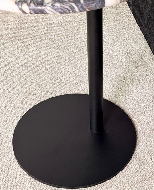 FREYA NATURAL MARBLE SIDE TABLE