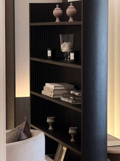 Gemma Shelf – Sculptural Bookshelf for Timeless, Organized Living
