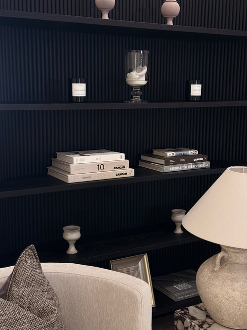 Gemma Shelf – Sculptural Bookshelf for Timeless, Organized Living