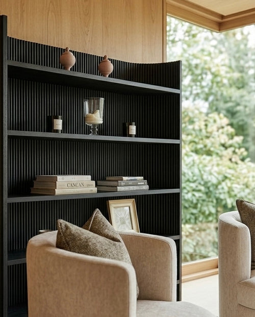 Gemma Shelf – Sculptural Bookshelf for Timeless, Organized Living