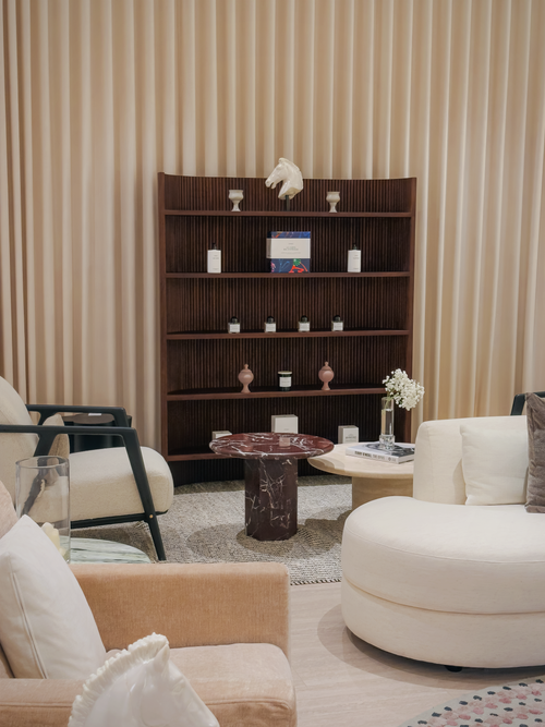 Gemma Shelf – Sculptural Bookshelf for Timeless, Organized Living