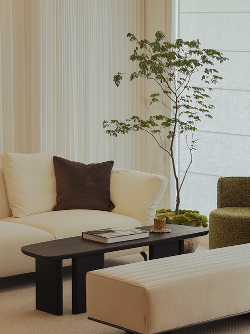 Layton Coffee Table - Black Oak