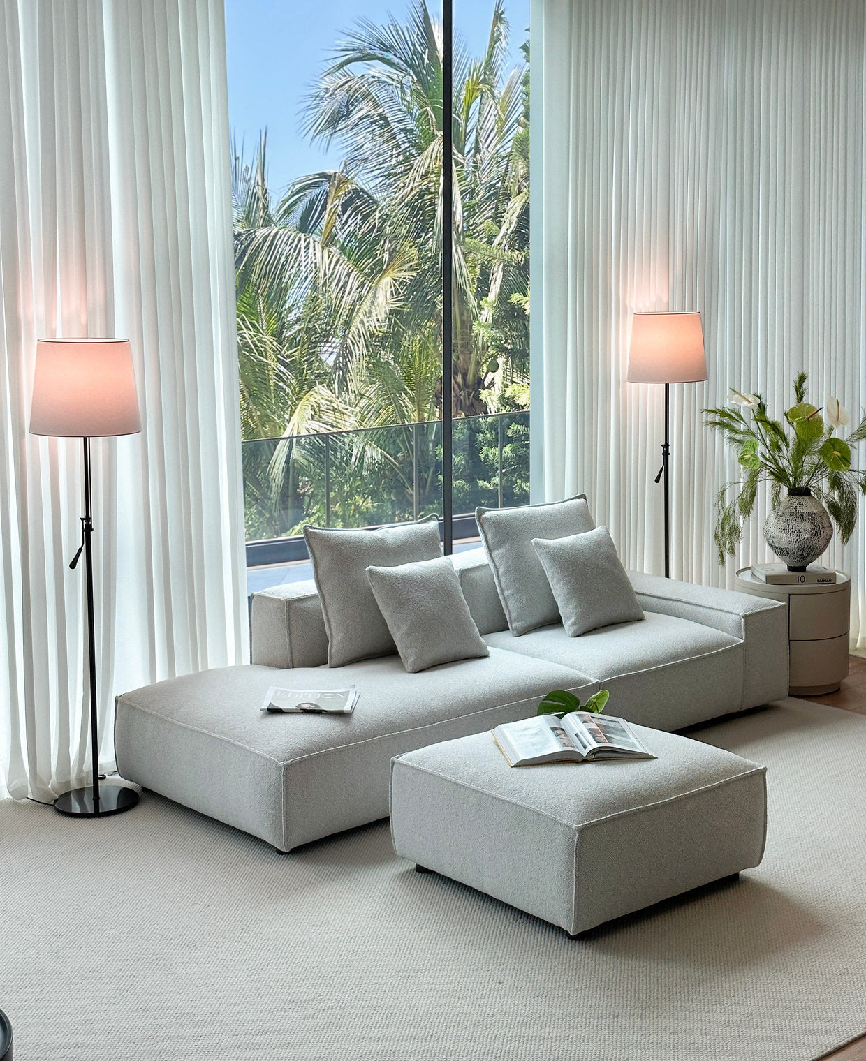 [NEW] Hara Chaise Sectional Sofa