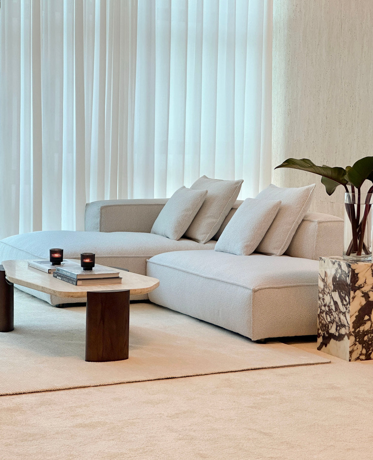 [NEW] Hara Chaise Sectional Sofa