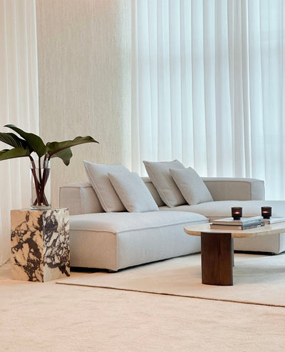 [NEW] Hara Right Arm Double Chaise Sofa