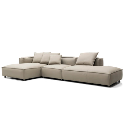 Hara Double Chaise With Armless Sofa