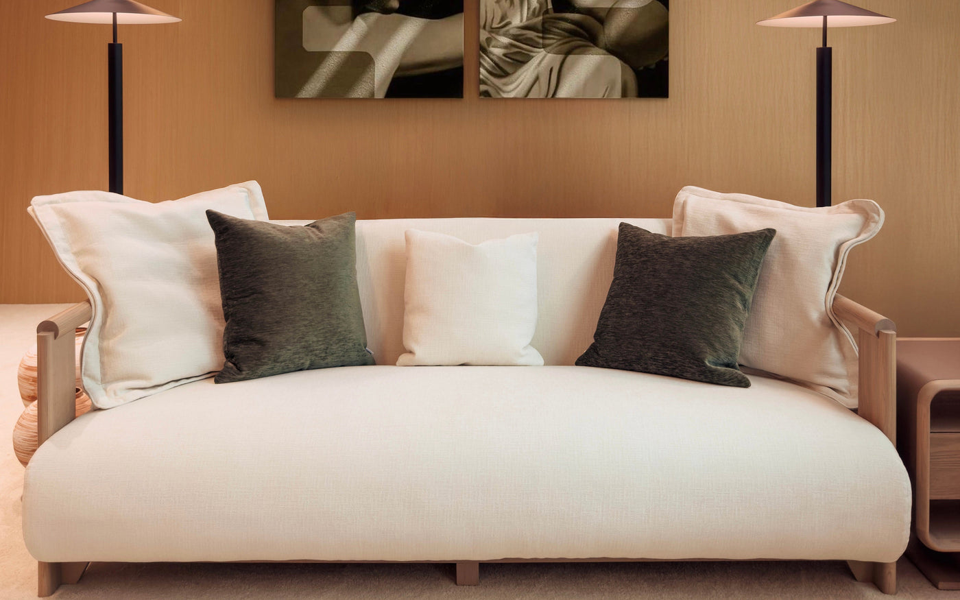 [NEW] Henrik Sofa (Whitewash)