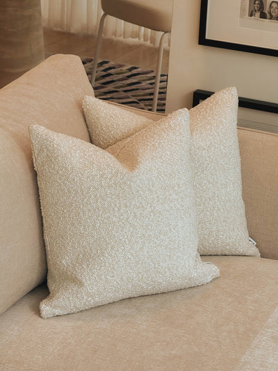 Ami Throw Cushion - Boucle Blush