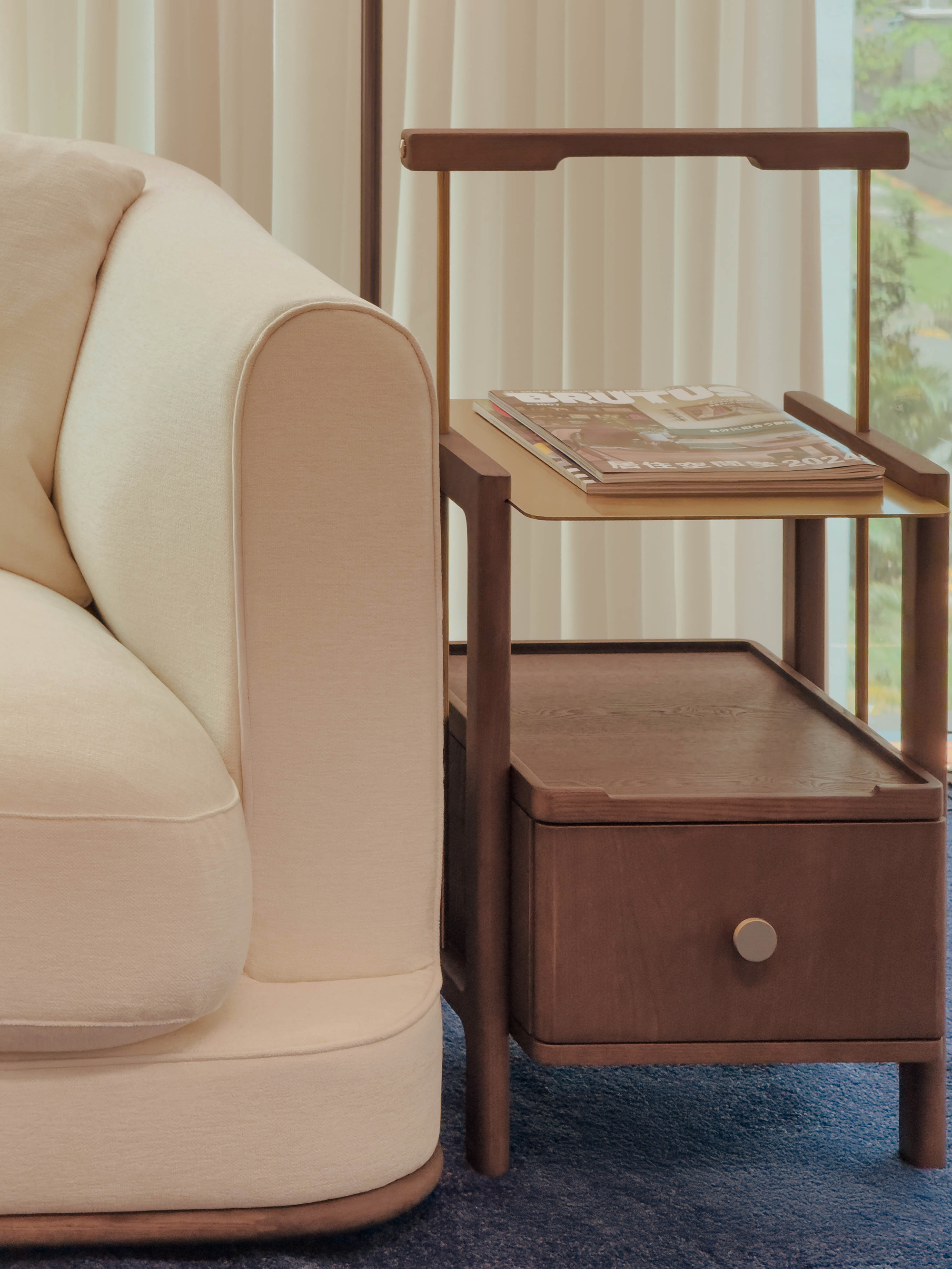 Porter Side Table - Walnut