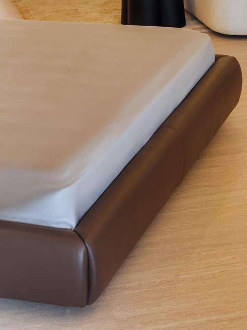 Tristen Bed Frame (Burnt Walnut)