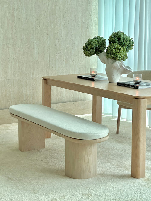Luna Dining Bench - 4 colours available