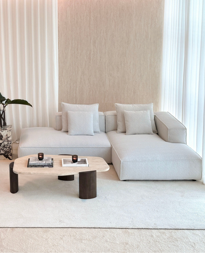 [NEW] Hara Right Arm Double Chaise Sofa