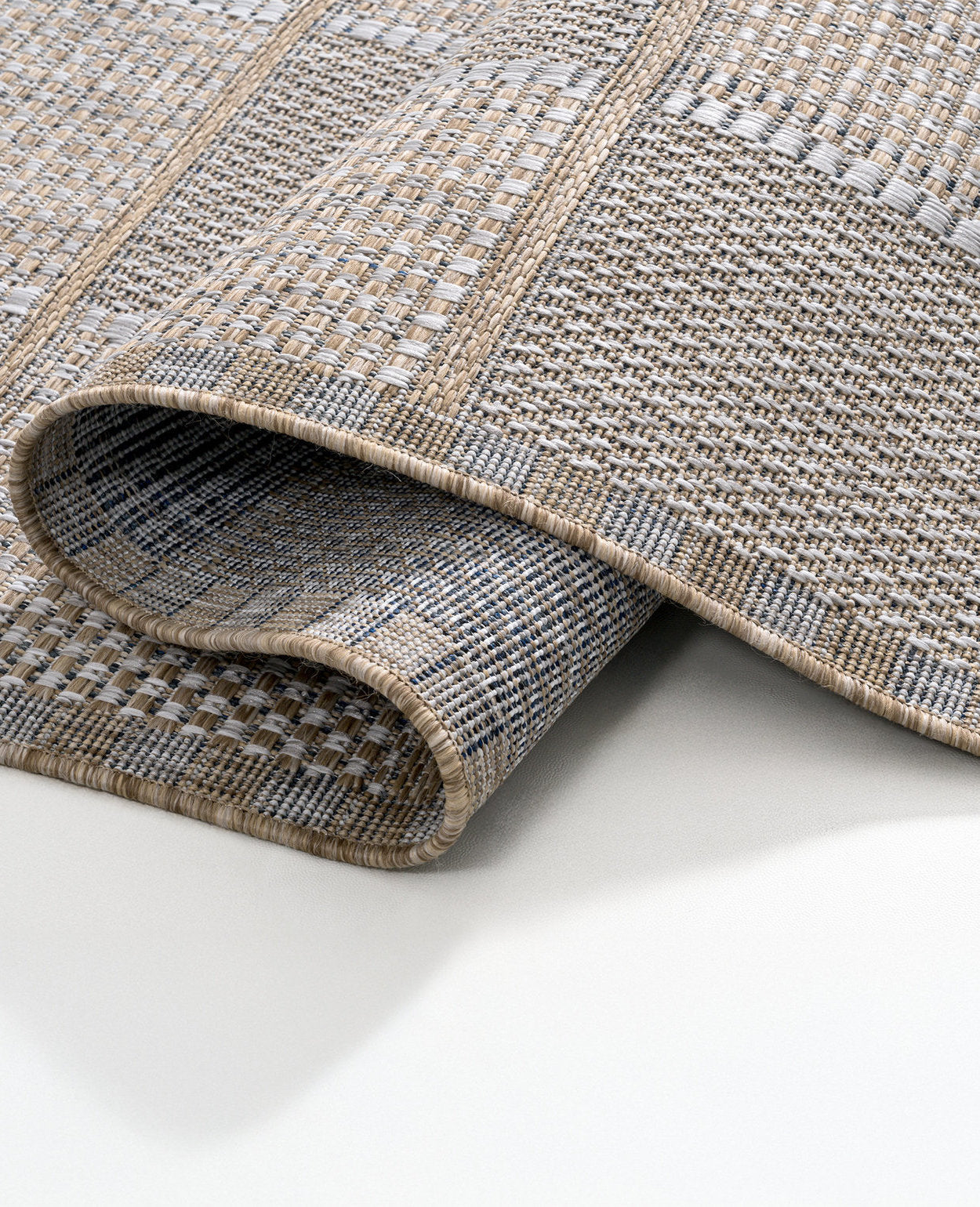 [NEW] Galaxy Outdoor Rug - Indigo Drift Grid