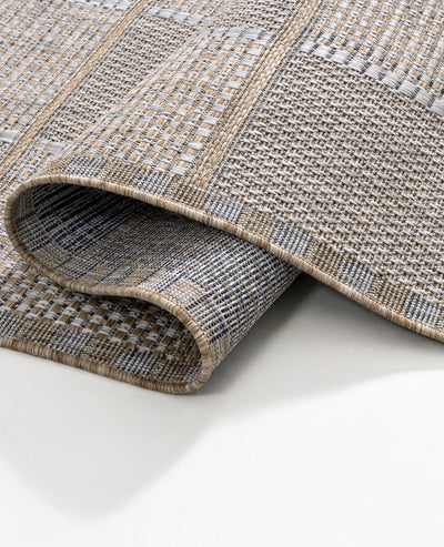 [NEW] Galaxy Outdoor Rug - Indigo Drift Grid