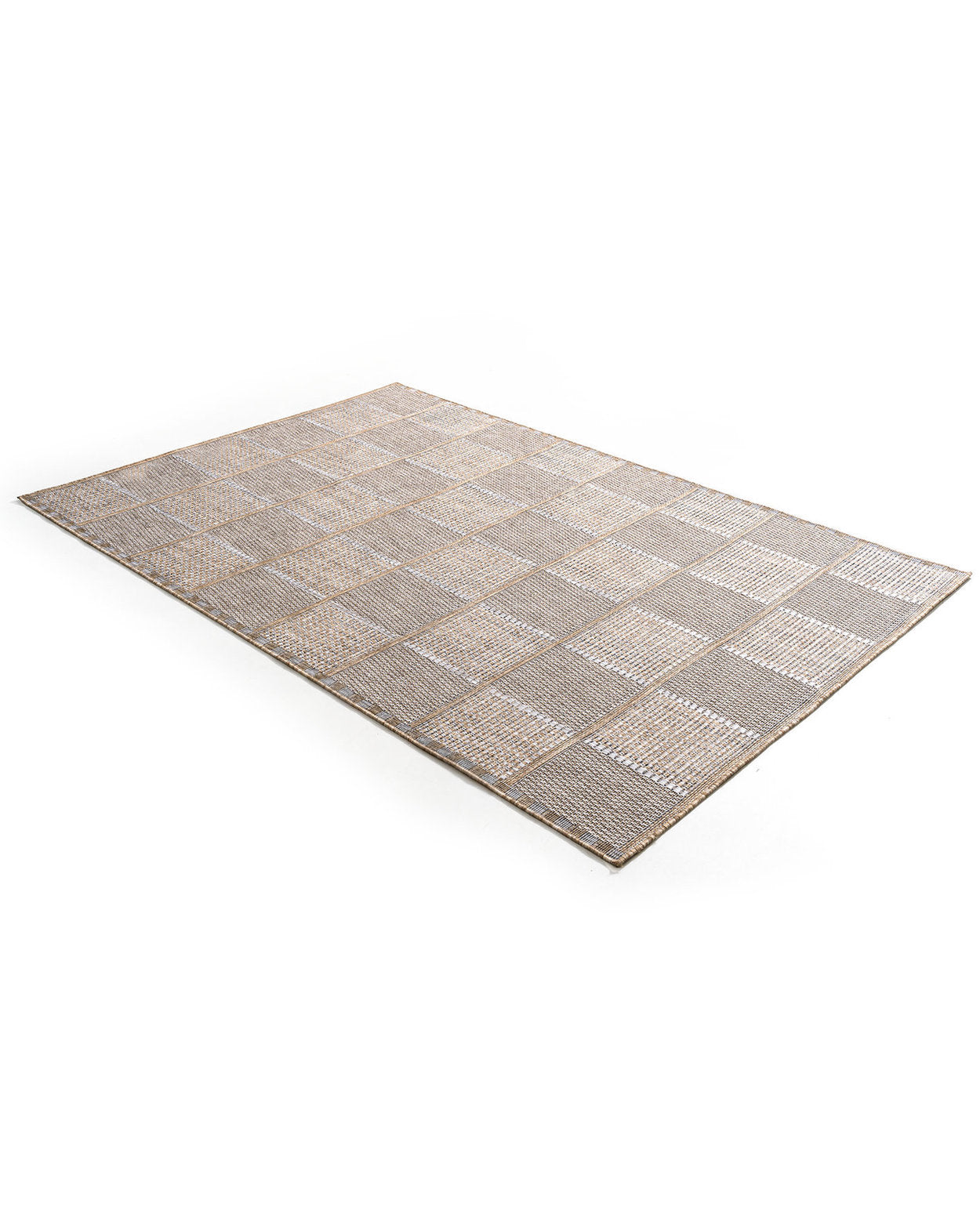 Galaxy Outdoor Rug - Indigo Drift Grid