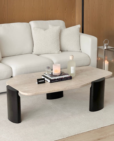 [NEW] Kensington Travertine Coffee Table