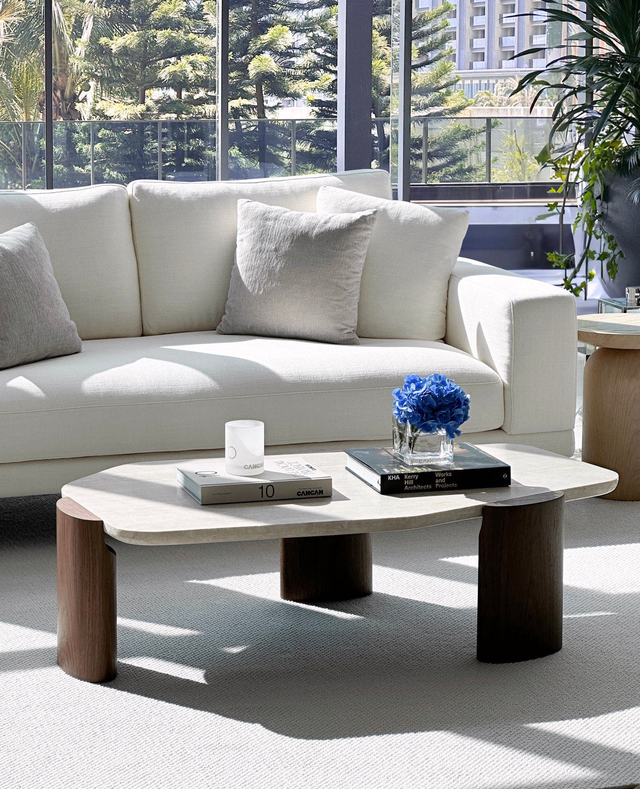 Kensington Travertine Coffee Table