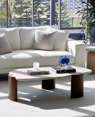 [NEW] Kensington Travertine Coffee Table