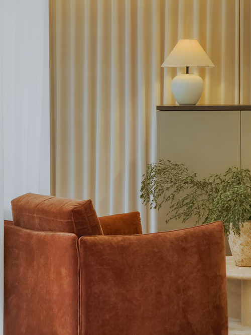 Lago Sideboard — Elm Wood & Brushed Stainless Steel