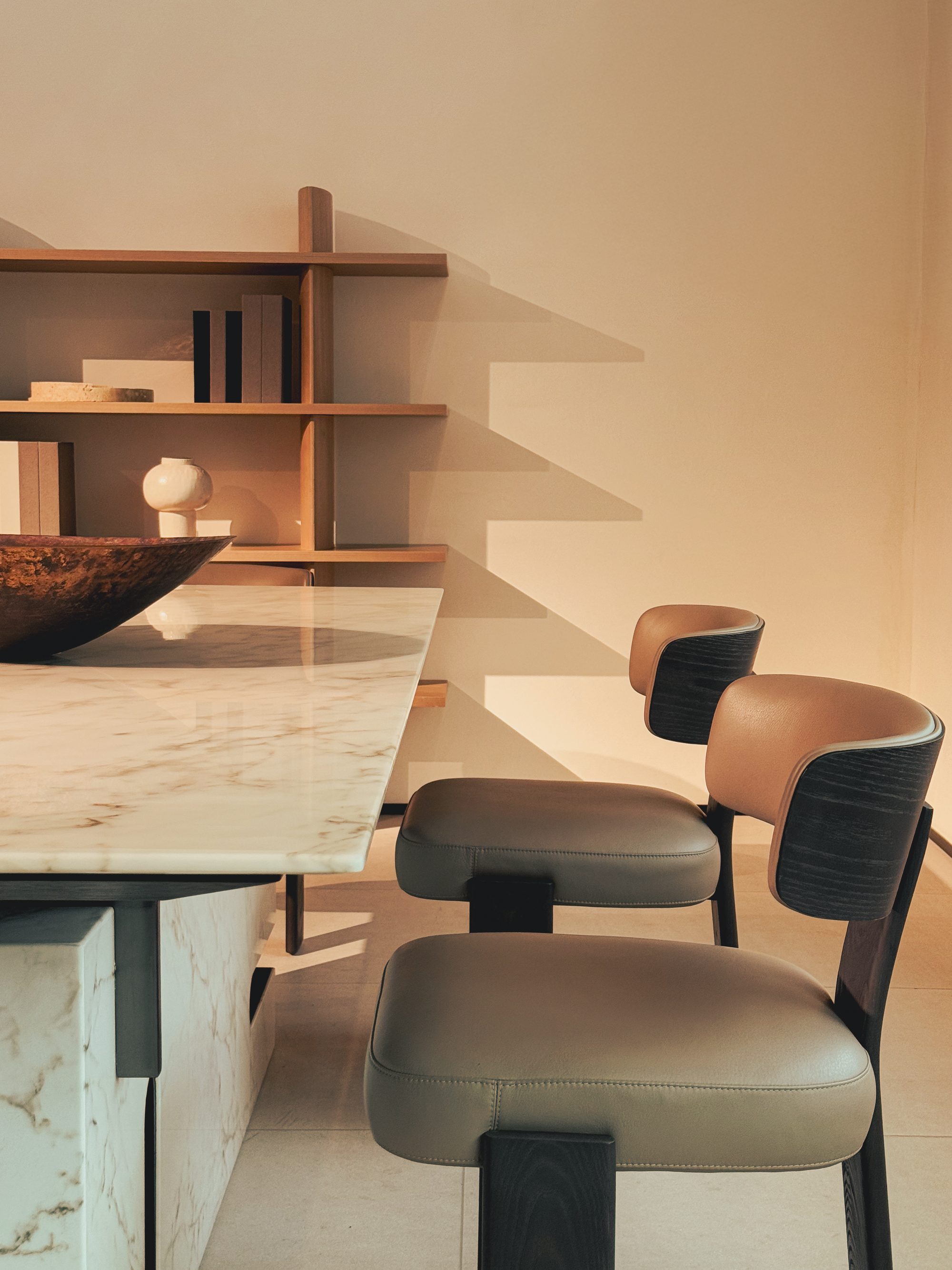 Leiden Bookshelf — Whitewash Solid Ash Wood