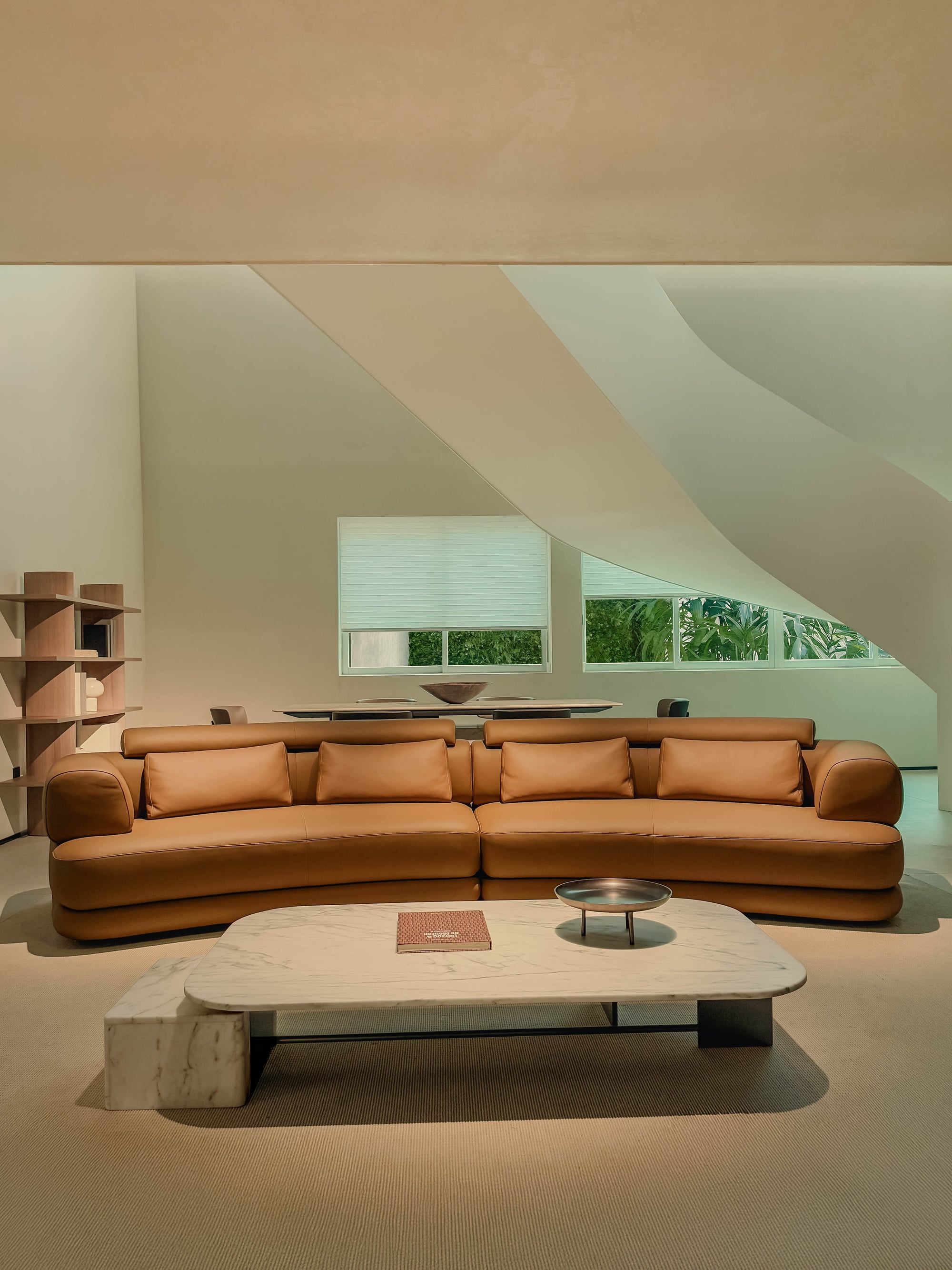 Leiden Bookshelf — Whitewash Solid Ash Wood